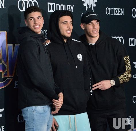 Photo: LaMelo Ball, Liangelo Ball and Lonzo Ball attend "Avengers ...