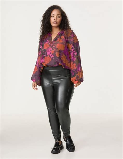 Leggings In Leder Optik Lucy In Schwarz GERRY WEBER