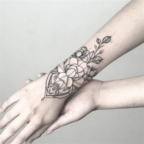 Statice And Pussy Willow Tattoo Tattoogrid Net