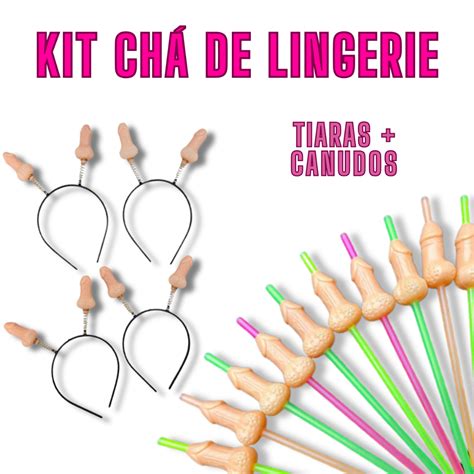 Kit Despedida de Solteira Tiara Pênis Erótica Canudo Pinto Erótico p Chá de Lingerie Shopee