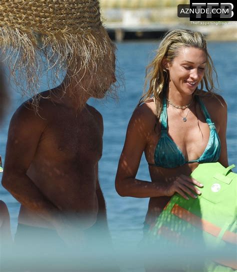 Zara Charles Sexy Seen Flaunting Her Hot Bikini Body At The Beach In Portugal Aznude