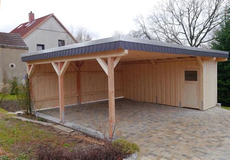 Carport Aus Holz Holzcarport Carports Holzcarports Individuell Dresden