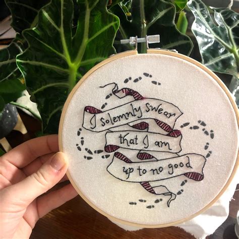 Harry Potter Embroidery Etsy