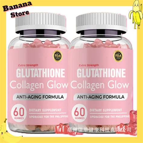 Ready Stock Glutathione Gummy Skin Brightening Gummy Bear Skin