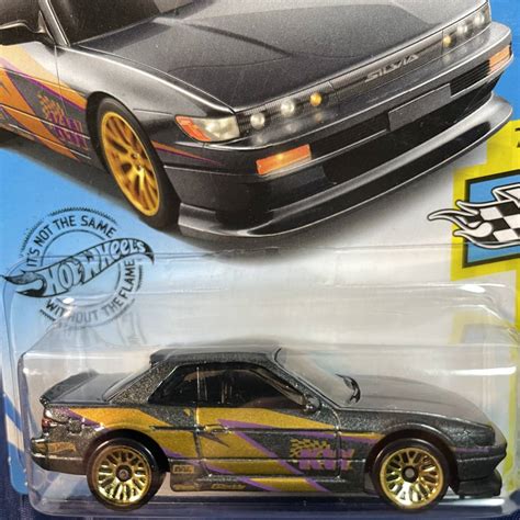 ホットウィール Hot wheels NISSAN SILVIAS13日産 ニッサン シルビア ガンメタ HW SPEED GRAPHICS 乗用車 売買されたオークション情報