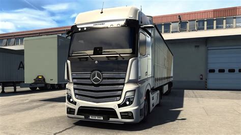 Driving The Mercedes Benz New Actros Mp Mod Ets Youtube