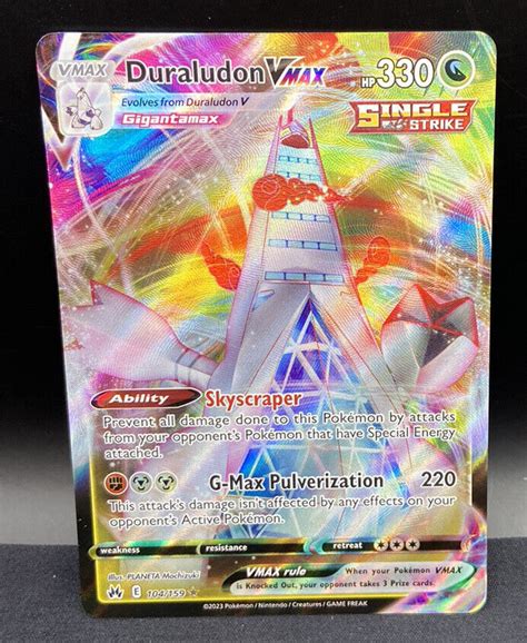 Mavin Pokemon TCG Duraludon VMAX 104 159 Crown Zenith