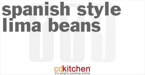 Spanish Style Lima Beans Recipe