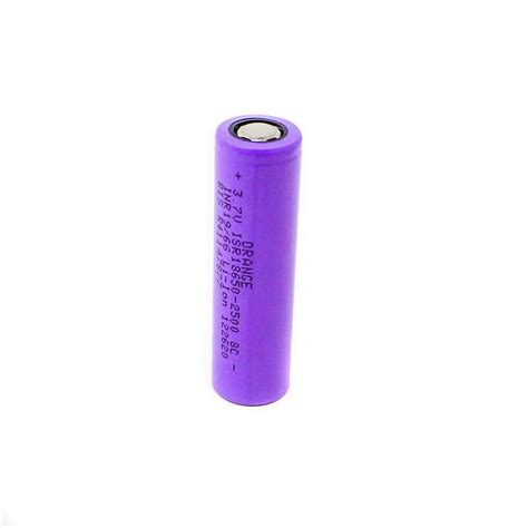 Orange A Grade ISR 18650 3 7V 2500mAh 8C Li Ion Battery Robo Nepal