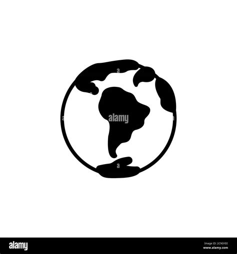 planet Earth icon vector. planet Earth simple sign, logo. World icon ...