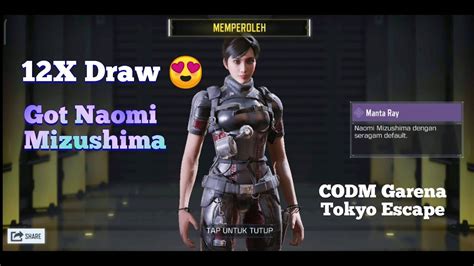 Got Naomi Mizushima Only 12x Draw 😍😍 ️ Manta Ray Is Back Call Of Duty