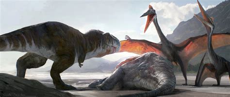 Gaelle Seguillon Website Prehistoric Planet Ii Trex Vs Quetzalcoatlus