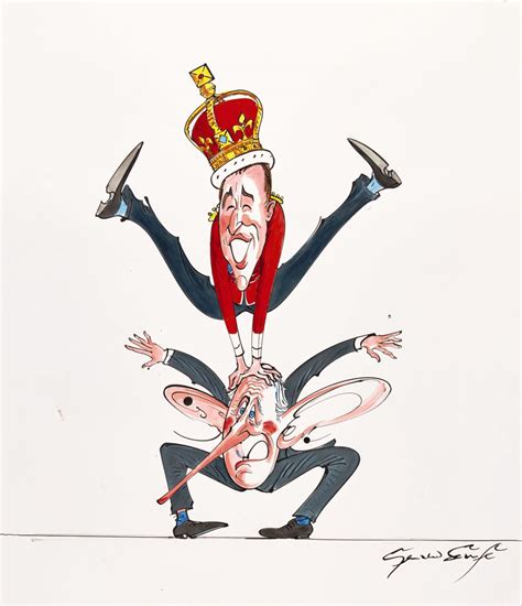 Work Of Satirical Cartoonist Gerald Scarfe Going Under The Hammer