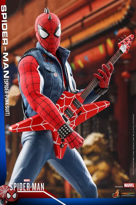 Hot Toysmarvels Spider Man Spider Punk Suit Toys