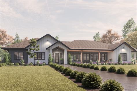 Exclusive New American Ranch Plan With Private Primary Bedroom