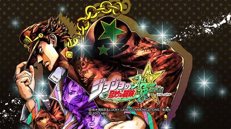 Anime Character Digital Jojos Bizarre Adventure Stardust Crusaders