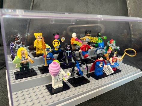 Lego Minifigures Dc Super Heroes Series Full Set With Acrylic