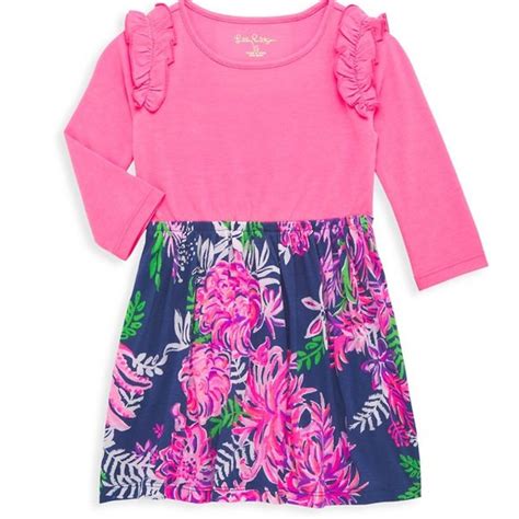 Lilly Pulitzer Dresses Nwt Lilly Pulitzer Girls Kiera Floral Dress