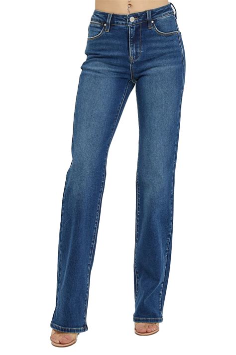 Risen Jeans Mid Rise Long Straight Jeans Rdp5509