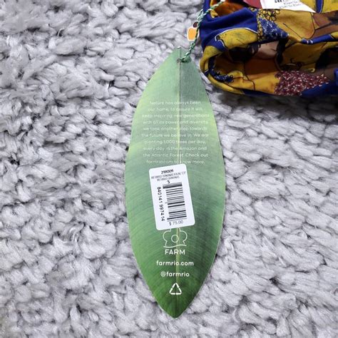 Farm Rio Mermaid Banana Bikini Top In Blue And Depop