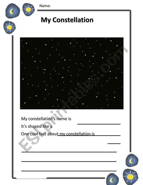 Stars And Constellations Facts Worksheets Types Pattern