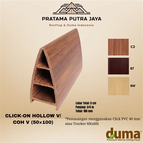 jual duma click  hollow    bahan wpc shopee indonesia