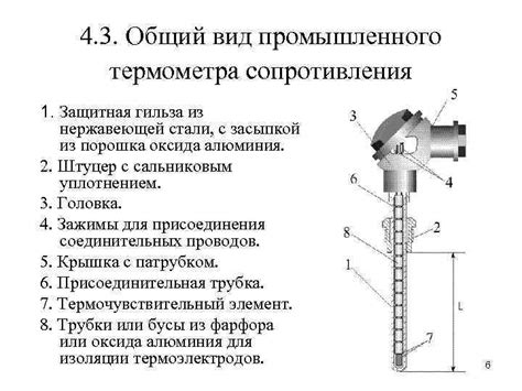 Термометр сопротивления: принцип действия, ГОСТ, платиновый, медный ...