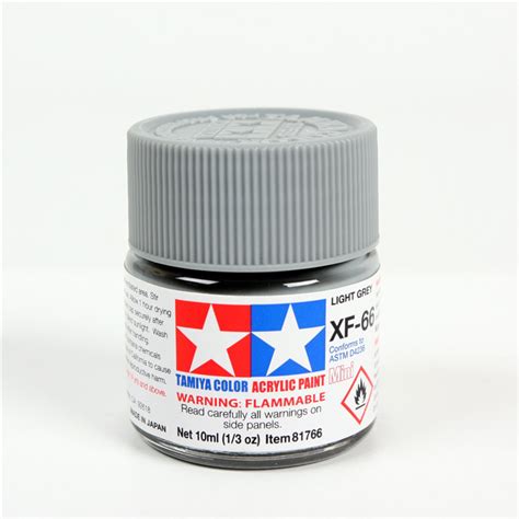 Buy The Tamiya Xf 66 Acrylic Mini Paint Light Grey 10ml Tamiya