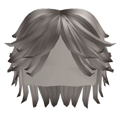 Ash Blonde Messy Hair Roblox