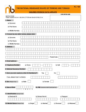 Nib Appointment Fill Online Printable Fillable Blank Pdffiller