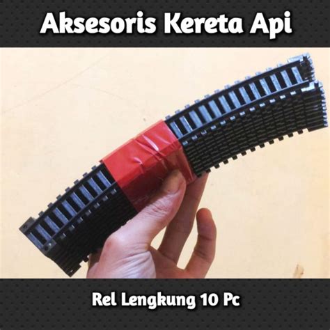 Jual Rel Kereta Api Railking Original Terbaru Tipe Lengkung 10pc Skala