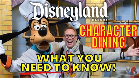 Character Dining At Disneyland EVERYTHING You Need To Know Goofy S