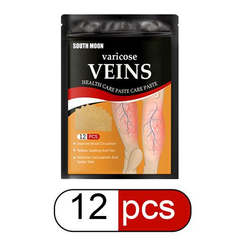 SOUTHMOON Varicose Veins Patch 12 PCS Varicose Veins Remover For Legs ...
