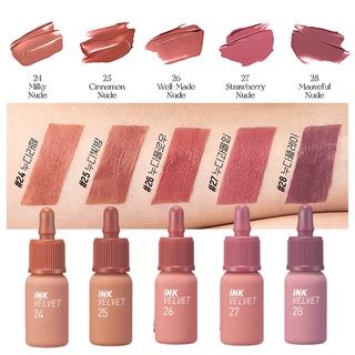 Son Kem Lì Peripera Ink Velvet Nude 4g Best Seller 17 Rosy Nude Hồng Nâu Đất Shop Về 15