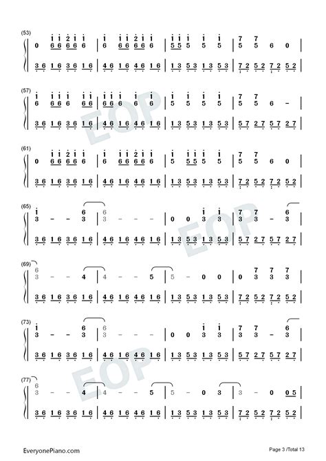 Snow Hey Oh Red Hot Chili Peppers双手简谱预览 EOP在线乐谱架