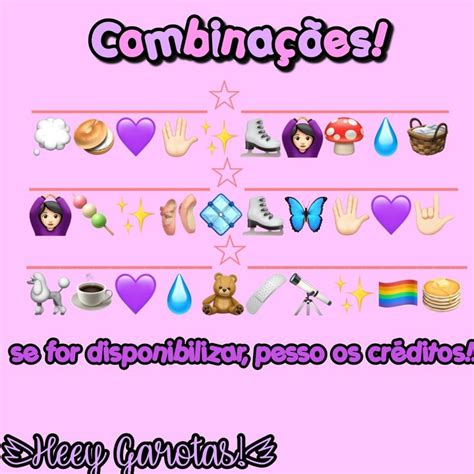 Pin on combinação de emojis