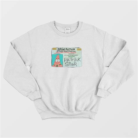 Patrick Star Bikini Bottom Driver License Sweatshirt Marketshirt