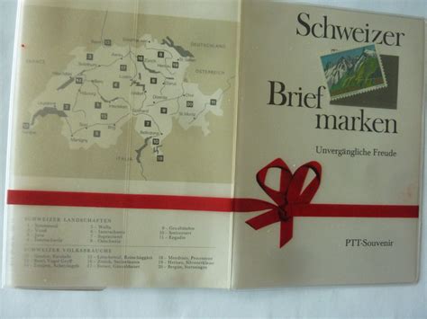 Schweizer Briefmarken Unverg Ngliche Freude Ptt Souvenier Kaufen Auf