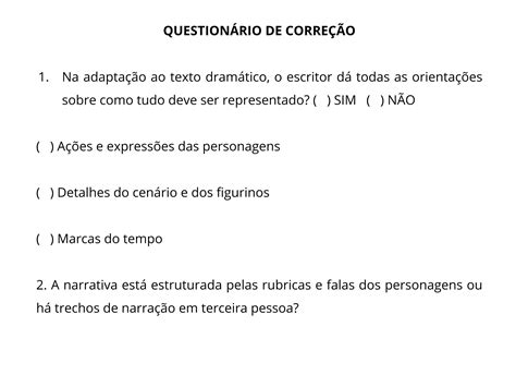 Plano de aula - 8º ano - A adaptação de textos: correção textual