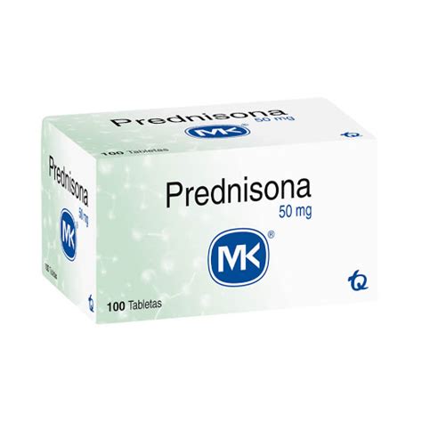 Prednisona MK 50 Mg Caja X 100 Tabletas