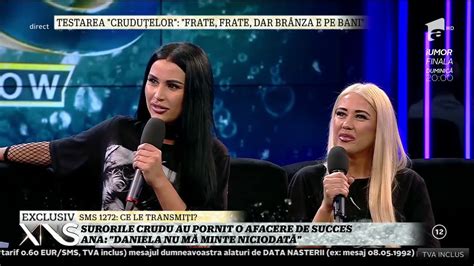 Daniela Crudu Vorbesc Non Stop Despre Sex Cu Sora Mea YouTube