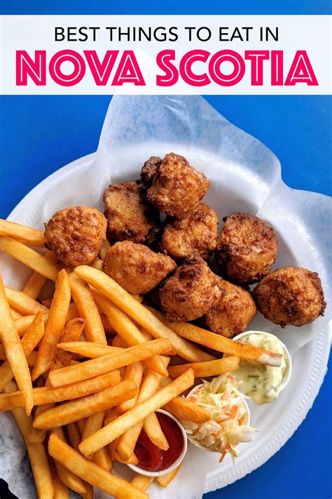 The ultimate list of Nova Scotian food. If you're wondering what to eat