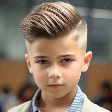 Cortes De Pelo Para Niños Foto Premium