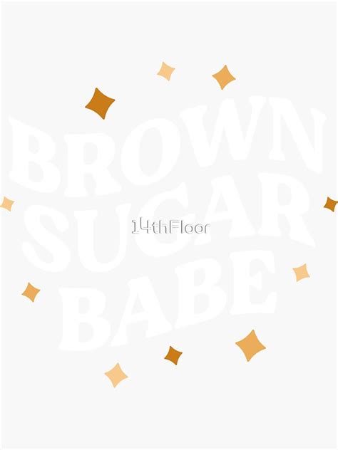 Brown Sugar Babe Retro S S Melanin Pride Proud Black Sticker For