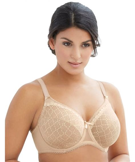 Women S Full Figure Wonderwire Lace Bra Nude Cr Llbmv X