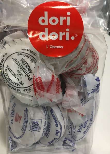 Bolsa Polvorones Mantecados Surtidos 8 Unidades Dori Dori