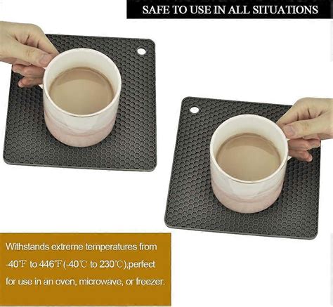 Silicone Trivet For Pots And Pans Multi Purpose Trivet Mat For Hot Dishes Set Of Flexible