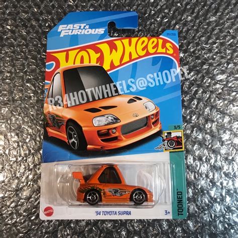 Hot Wheels Toyota Supra Tooned Shopee Malaysia