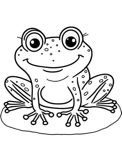 Frog Coloring Pages Free Printable Sheets Frog Coloring