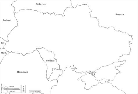 Ucraina Mappa Gratuita Mappa Muta Gratuita Cartina Muta Gratuita